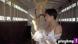 Beautiful Big Tits Teen 18+ Mia Valentine Reveals Curvy Body with Striptease and Undressing