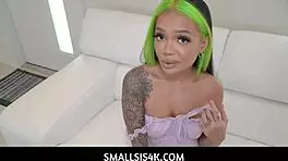 Stepsister Paisley Paige Gets Naked For Lucky Stepbrother