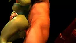 fucking that sexy busty goblin girl in 3d porn 😈
