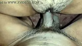 I saw this desi indian teen with big shaved tits getting her pussy licked and anal, wow!