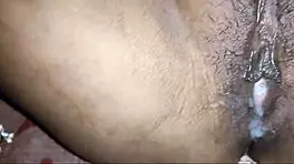 I saw this desi indian teen with big shaved tits getting her pussy licked and anal, wow!