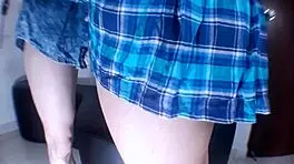 Busty Petite Teen with Cute Body Gets Fingered to Orgasm, Wet Pussy Ready