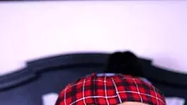 Linda, the shy teen student, ends up in a hard session after class.