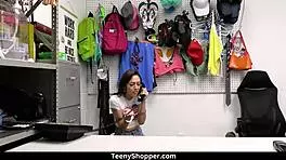 Horny Teen 18+ Thief Dani Blu Gets Caught Before Getting Pussy Rammed By Johnny Palms