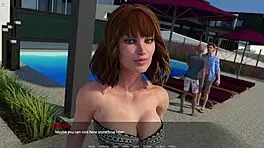 Boldly fucking sexy neighbour's boobs and pussy away from home part 2