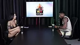 Man's fetish involves being tied up watching two beautiful women in sheer red lingerie engage in passionate play