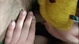 after school, i give my friend a blowjob, and he takes advantage by deepthroating me hard
