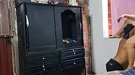 i catch my stepdad sniffin my panties, then he pounds me hard with his huge cock.