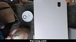 joseline kelly caught stealing, banged in front of stepdad by pervcop