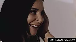 Rebel Stepmom Lures Nerd Stepdaughter Elsa Jean with Joanna Angel's Seduction