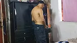 i catch my stepdad sniffin my panties, then he pounds me hard with his huge cock.