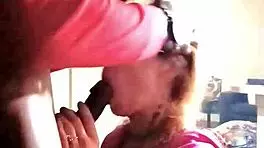 Gagging hard on a thick 9-inch BBC at home