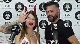 Spicy interview with Elo Podcast in Buenos Aires featuring Sara Blonde and Elo Picante