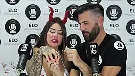 Spicy interview with Elo Podcast in Buenos Aires featuring Sara Blonde and Elo Picante