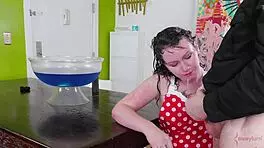 Sub Teen 18+ Gets FED HARD COCK In Domination Scene