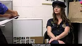 Thief Cop Mira Monroe Gets Fucked By Security Guard Rusty Nails