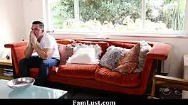 I Watch My Slut Stepsis Gag On Cock In Cowgirl Ride