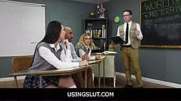 teen student daydreams about freedom in class