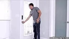 Teen Blonde Voyeurs Milf Getting Assfucked And Cumshot On Pussy And Cock