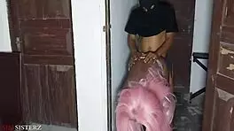 I can't believe I'm fucking her in the bathroom while her husband don't know