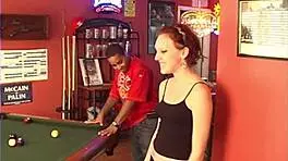 my step sister is pool hall slut outdoors