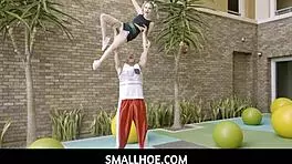 tiny blonde teen fucked by coach for team spot - coco lovelock 😏