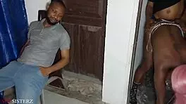 I can't believe I'm fucking her in the bathroom while her husband don't know