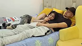 I can't resist sliding my cock into hot Laura's sexy mouth.