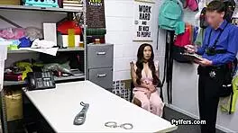 Asian hottie with fake tits gets spied on and fucked in hidden cam office reality hardcore