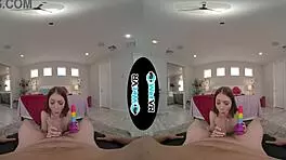 Cute Redhead Gets Creamed By Fat Cock In Vr Porn