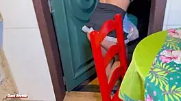 Two hot friends cooking together? It leads to squirting lesbian sex!