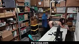 Teen suspect taken to back room for strip search - pervcop