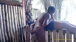 African Native Girl Sucking Tourist Cock in Village