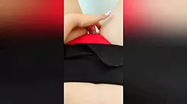 Young Stepsister Home Alone in Panties