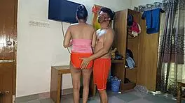 I am Adori Khatun giving a blowjob to my friend