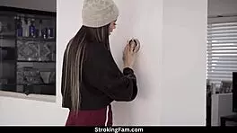 So, this busty stepsis savannah sixx gets fucked by her big dick stepbro brad sterling in an interracial taboo scene