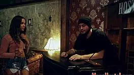 Bound Teen 18+ Gets Punished With Blowjob And Fucking In Scary Hostel!