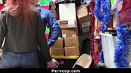 Redhead Thief Gets Strip Searched