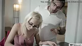 Blonde Chloe Temple Seduces Tutor with Big Cock