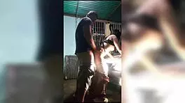 latina teen fucked by friend at aunt's house