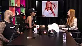 She wants to join suicide girls and miss tattoo week - fiery redhead in sheer red 😍