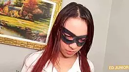 young latina student fucks black guy