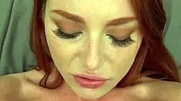 full scene busty redhead teen 18+ lacy lennon, how’s that ginger pussy pounding?