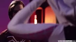 yo blake blossom, riding that monster cock in spidey pool parody scene 3 by axel braun! 😜