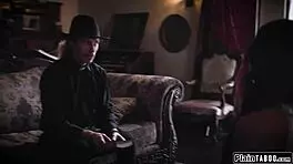 Lesbian Couple Facesits And Sucks Priest To Orgasm