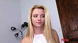 Step Daughter Riley Star Receives Oral Blowjob with Small Tits Exposed