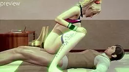 Student's 3D Hentai Debt Repayment With POV