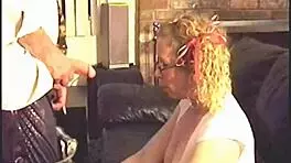 Damn! Sexy redhead slobbers on her teacher’s huge cock to graduate this year!