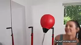 Kylie Delivers a Perfect Cock Ride at the Gym with Intensity.