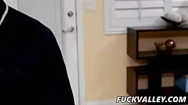 Amethyst Banks, Chocolate Skin Cutie, Rides Instructor Wildly. Her Big Ass Bounces in Cowgirl Action.